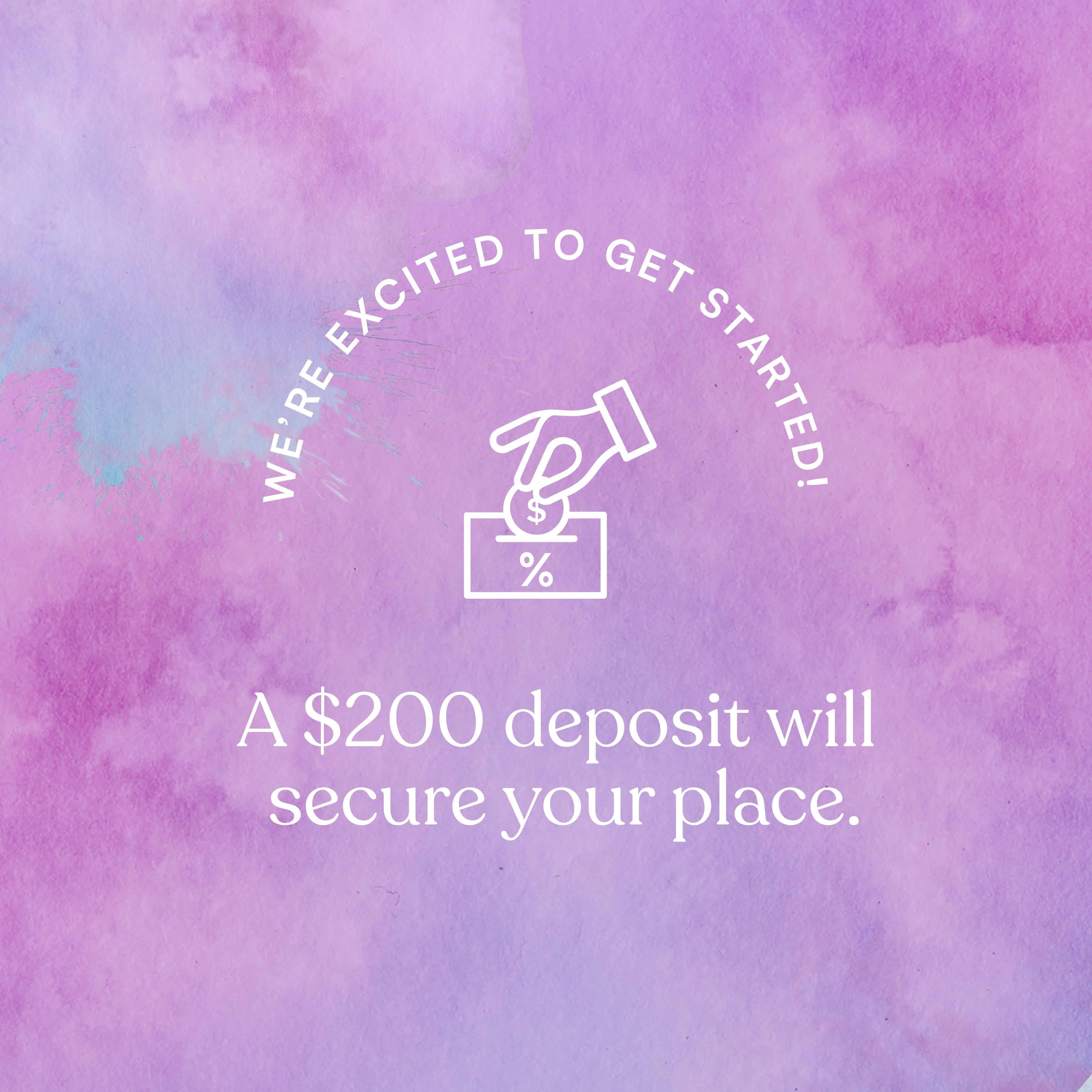 Event Booking Deposit - $200