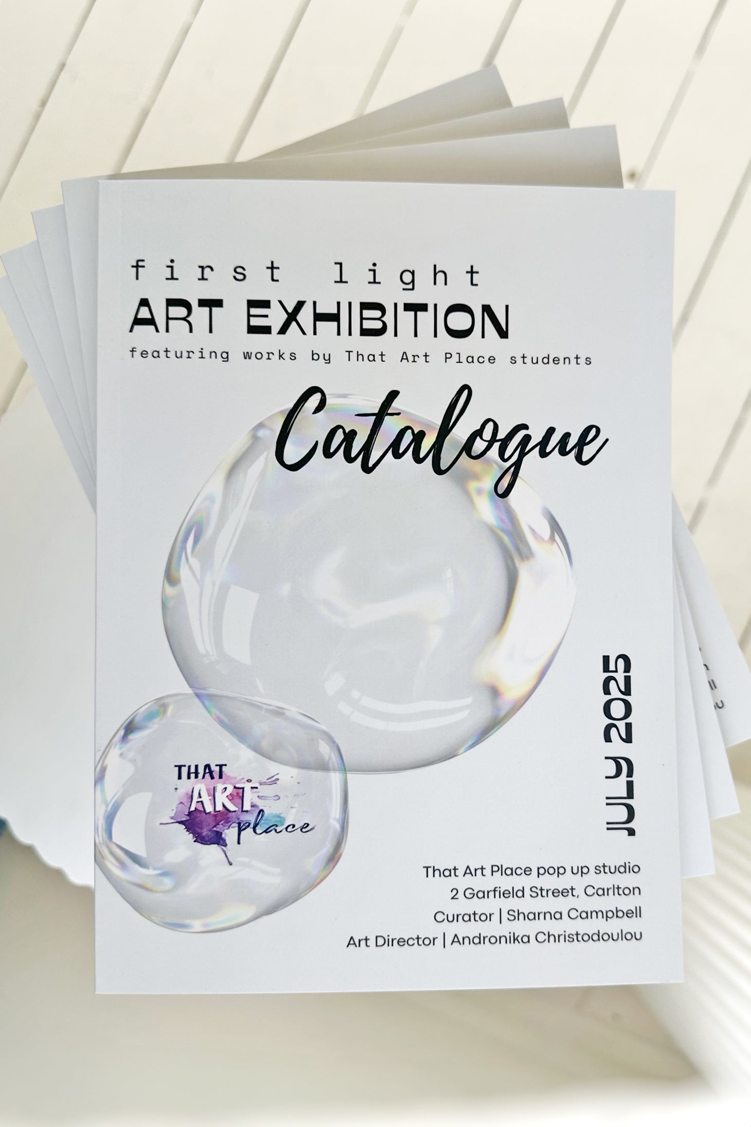 'First Light' Exhibition Catalogue - 90 Page Book